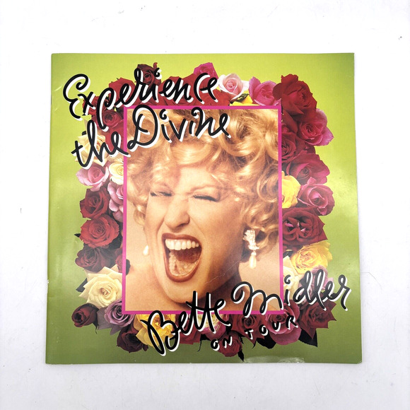 1993 Experience the Divine Bette Midler on Tour Concert Program 22 Pages USA - Picture 1 of 14